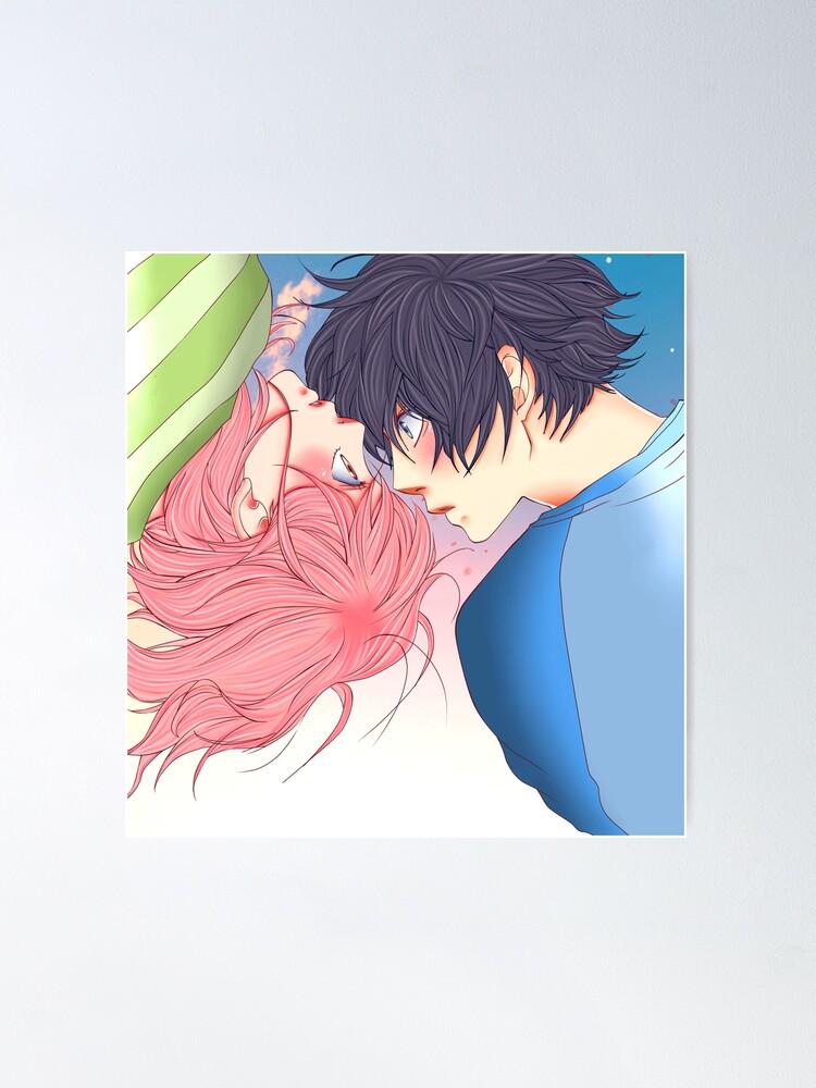 Ao Haru Ride Blue Spring Ride With Cat Poster for Sale by