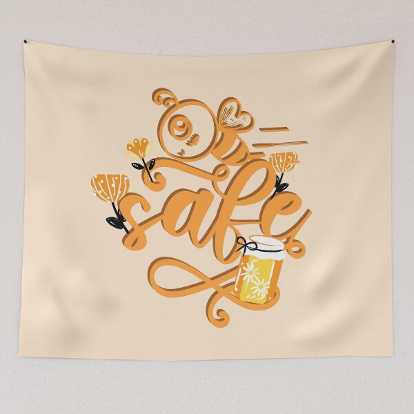 Item preview, Bee Safe - Cute Wholesome Bee!! designed and sold by SoffyLee586.