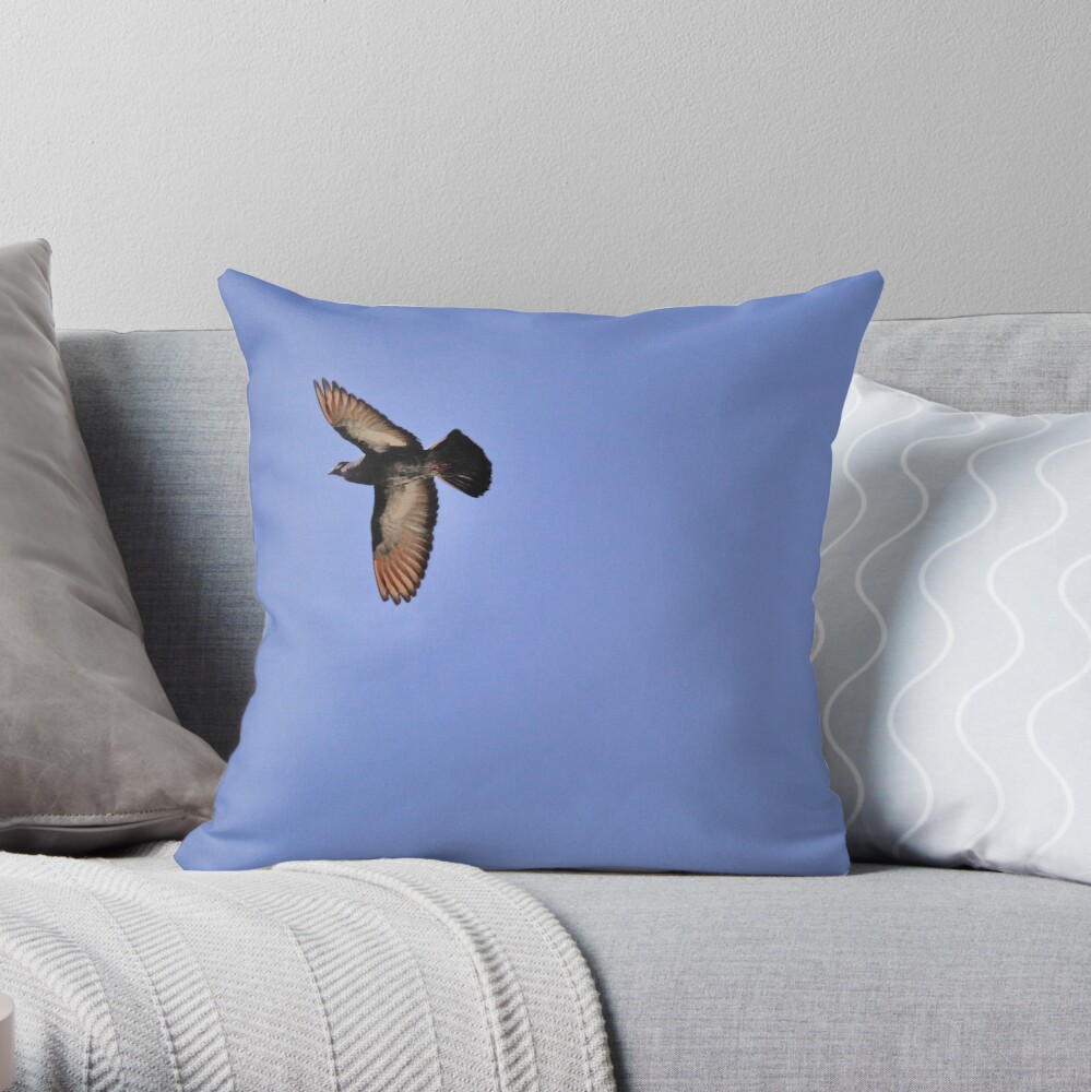 Free Wheelin' Throw Pillow