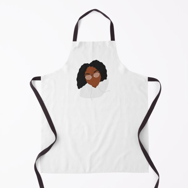 Item preview, White Curly Hair Portrait Illustration - in White designed and sold by SheGamerxo.