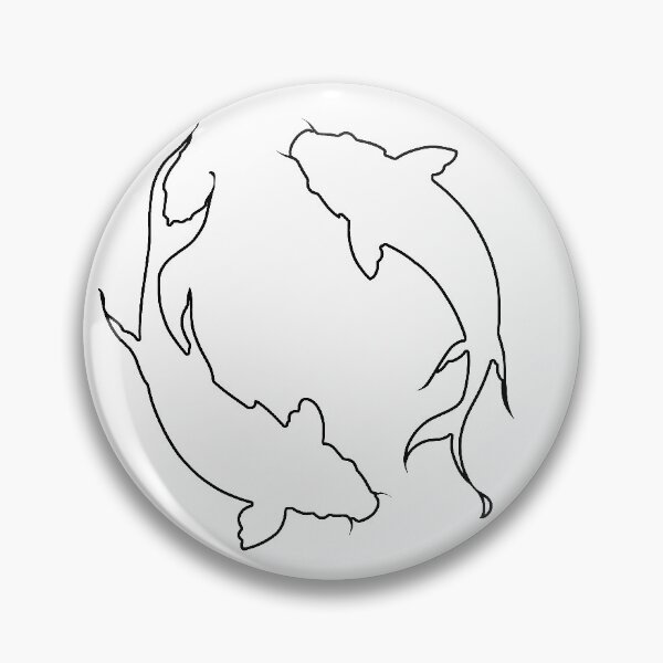 Artikelvorschau, Einfache Koi-Fischschablone entworfen und verkauft von StencilGifts.