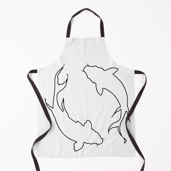 Item preview, Plain Koi Fish Stencil designed and sold by StencilGifts.