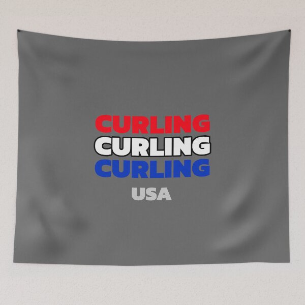 Item preview, Curling USA designed and sold by VJKTees.
