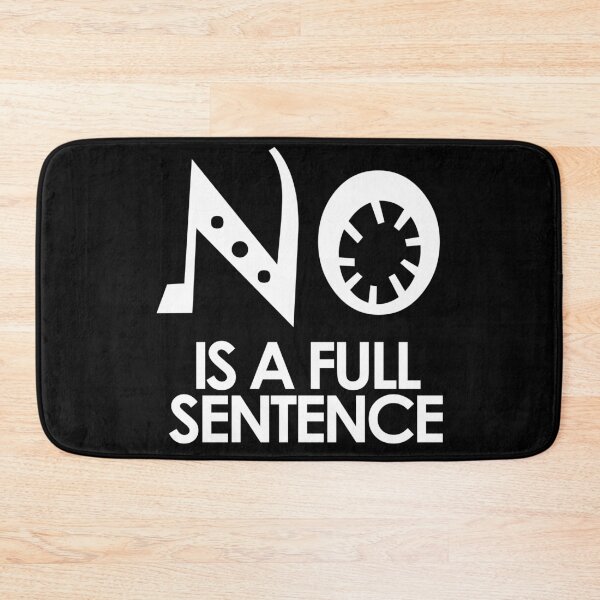 Item preview, No Is A Full Sentence designed and sold by askarne.