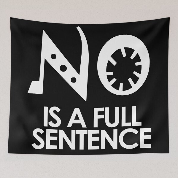 Item preview, No Is A Full Sentence designed and sold by askarne.