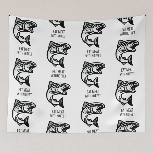 Item preview, Eat Meat With No Feet designed and sold by MikesPoD.