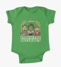 This is the internet Short Sleeve Baby One-Piece