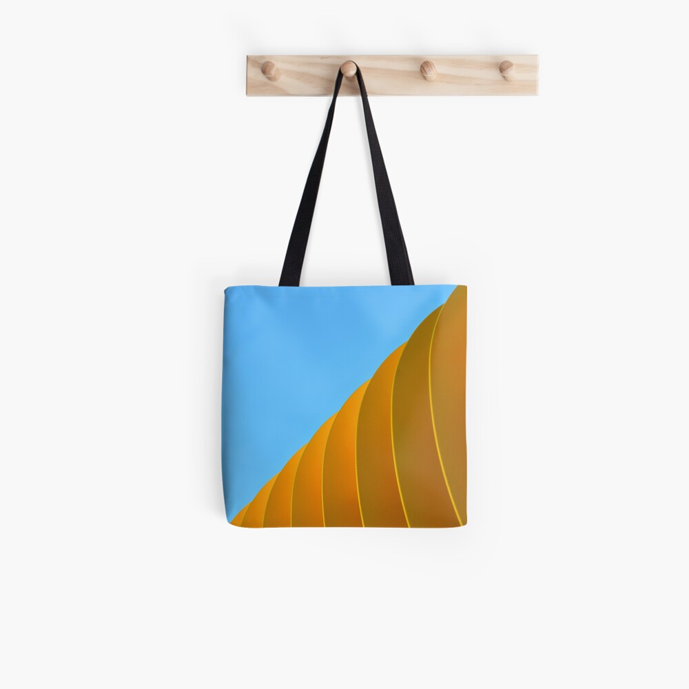 Yellow Waves Tote Bag