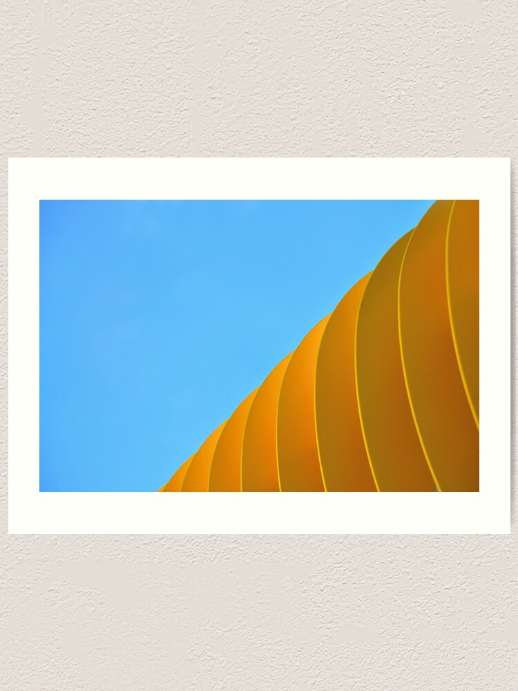 Thumbnail 2 of 3, Art Print, Yellow Waves designed and sold by Tiffany Dryburgh.