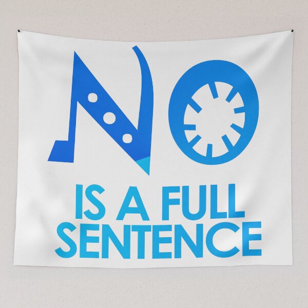 Item preview, No Is A Full Sentence designed and sold by askarne.