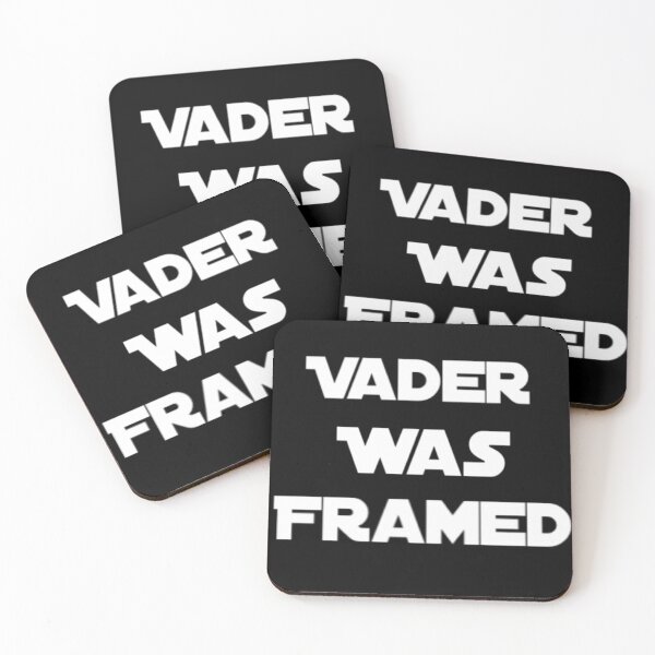 Item preview, Vader Was Framed In White On Black Background designed and sold by UncleStuScience.