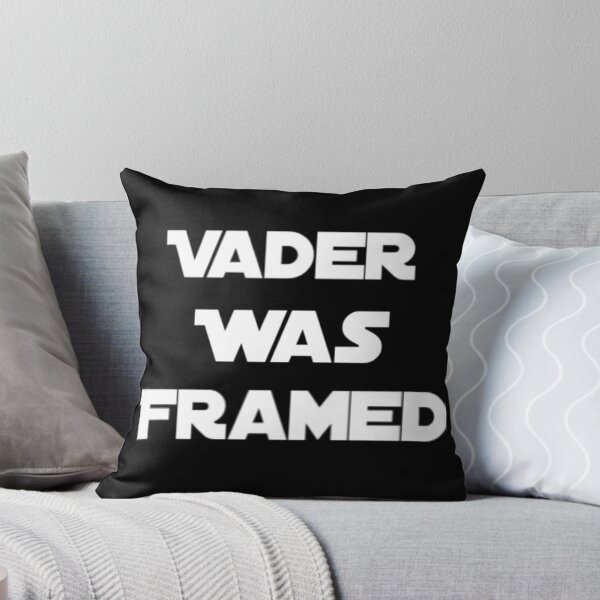 Item preview, Vader Was Framed In White On Black Background designed and sold by UncleStuScience.