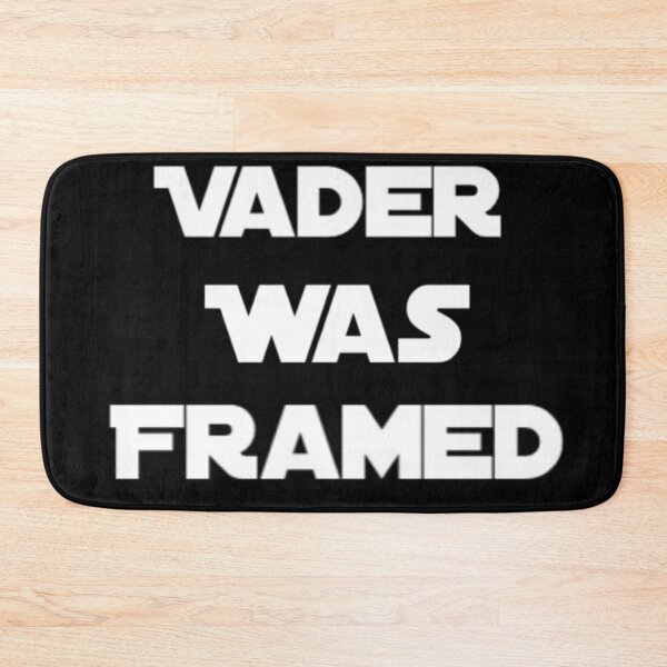 Item preview, Vader Was Framed In White On Black Background designed and sold by UncleStuScience.