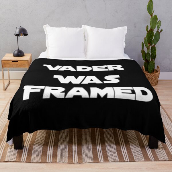 Item preview, Vader Was Framed In White On Black Background designed and sold by UncleStuScience.