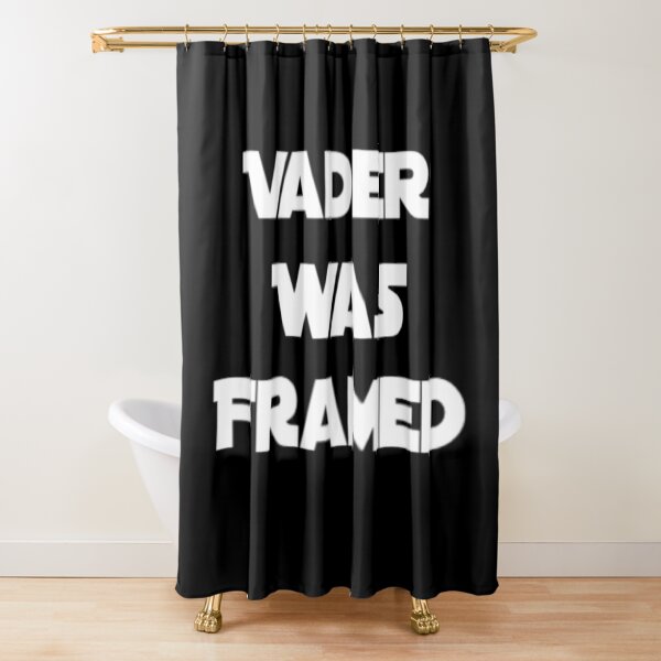 Item preview, Vader Was Framed In White On Black Background designed and sold by UncleStuScience.