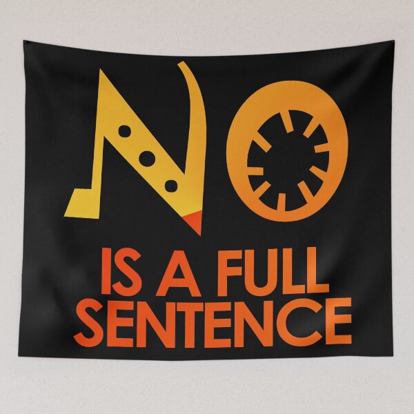 Item preview, No Is A Full Sentence designed and sold by askarne.