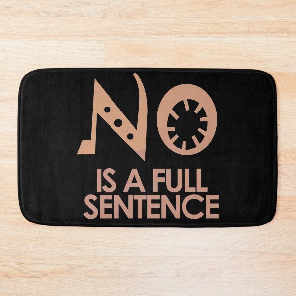 Item preview, No Is A Full Sentence designed and sold by askarne.