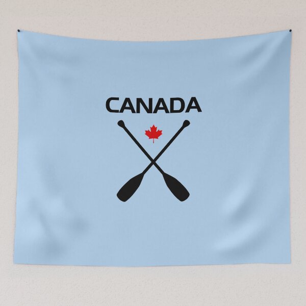 Item preview, Canada Crossed Paddle Oars Maple Leaf Light-Color designed and sold by TinyStarCanada.