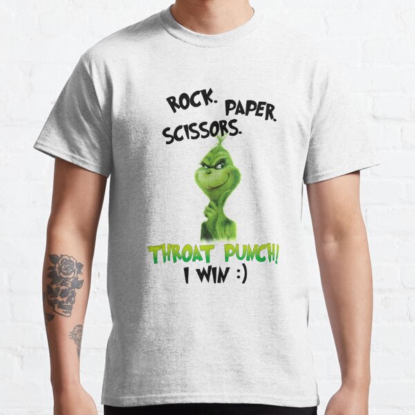 Rock Paper Scissors Throat Punch! I Win The Grinch Leggings sold by Johanna  Springer, SKU 767476