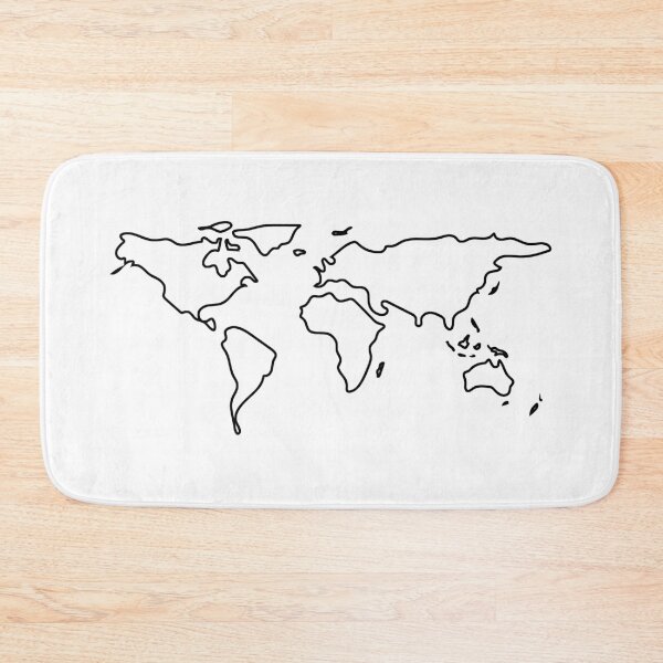 Item preview, Plain Continent Stencil  designed and sold by StencilGifts.