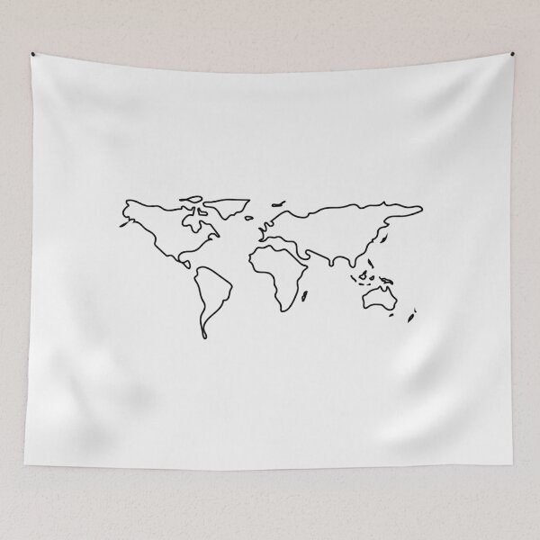 Item preview, Plain Continent Stencil  designed and sold by StencilGifts.