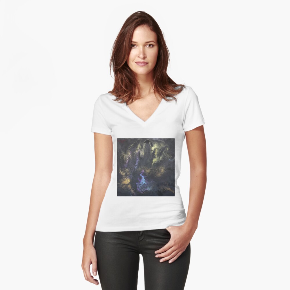 Item preview, Fitted V-Neck T-Shirt designed and sold by d33universe.