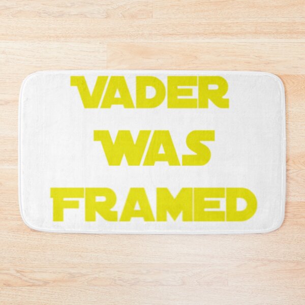 Item preview, Vader Was Framed In Yellow On White Background designed and sold by UncleStuScience.