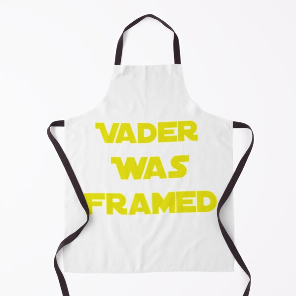 Item preview, Vader Was Framed In Yellow On White Background designed and sold by UncleStuScience.