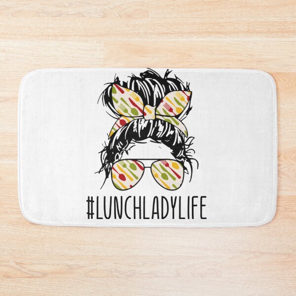 Item preview, Lunch Lady Life Messy Bun designed and sold by FajardoGrace.