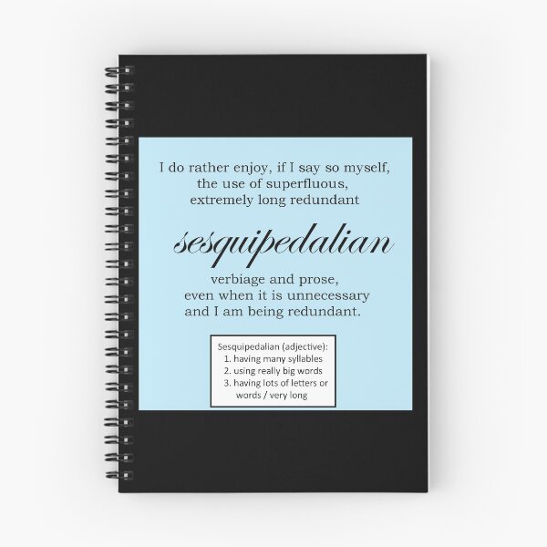 Item preview, Sesquipedalian - LONG words designed and sold by Microwhites.