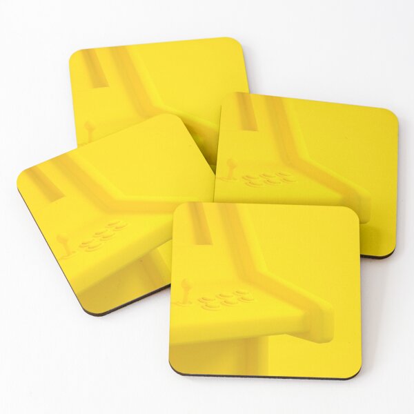 Item preview, arcade game machine yellow close-up ! designed and sold by Matthieu Tuffet.