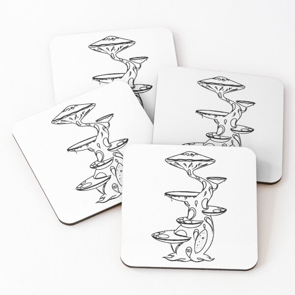 Item preview, Plain Magic Mushroom Portal Stencil designed and sold by StencilGifts.