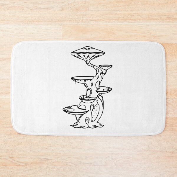 Item preview, Plain Magic Mushroom Portal Stencil designed and sold by StencilGifts.
