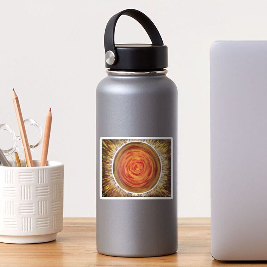 The Sun Ball of Fire Sticker