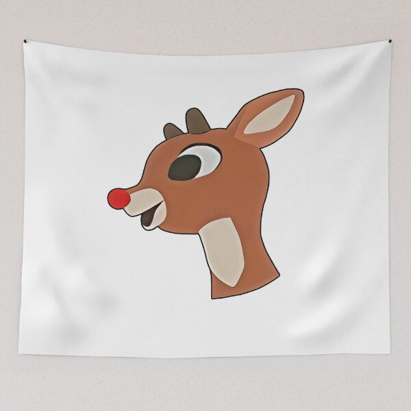 Item preview, Rudolph The Red Nose Raindeer Fabric,Washable And Reusable, designed and sold by KUJTVEJB.