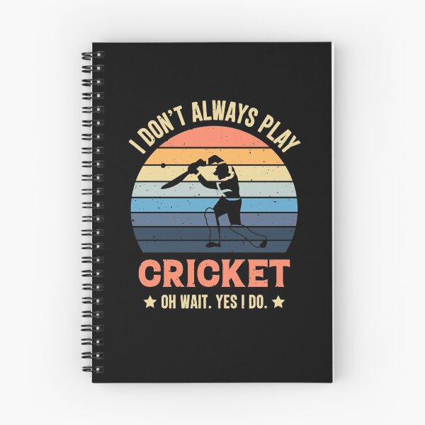 Item preview, No siempre juego al cricket. Oh, espera. Sí, lo hago. Retro Vintage. designed and sold by RedQuality.
