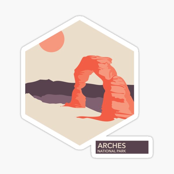 Item preview, Arches National Park Travel Art designed and sold by MMckinneyDesign.