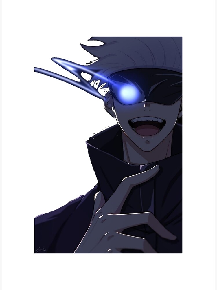 "Gojo satoru six eyes jujutsu kaisen" Art Print by firmanmz | Redbubble