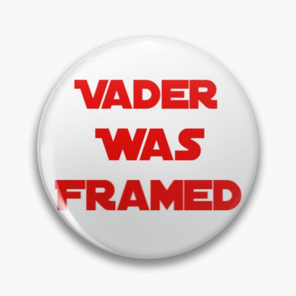 Item preview, Vader Was Framed In Red On White Background designed and sold by UncleStuScience.