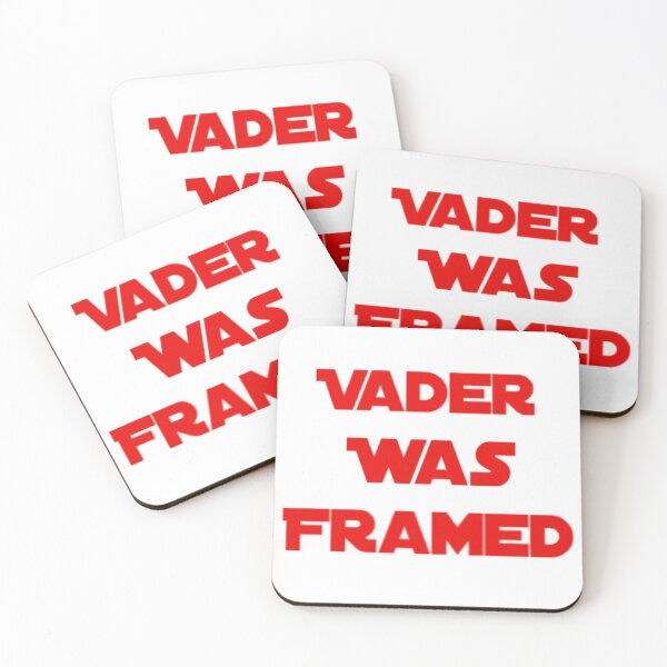 Item preview, Vader Was Framed In Red On White Background designed and sold by UncleStuScience.