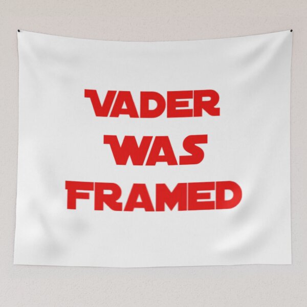 Item preview, Vader Was Framed In Red On White Background designed and sold by UncleStuScience.