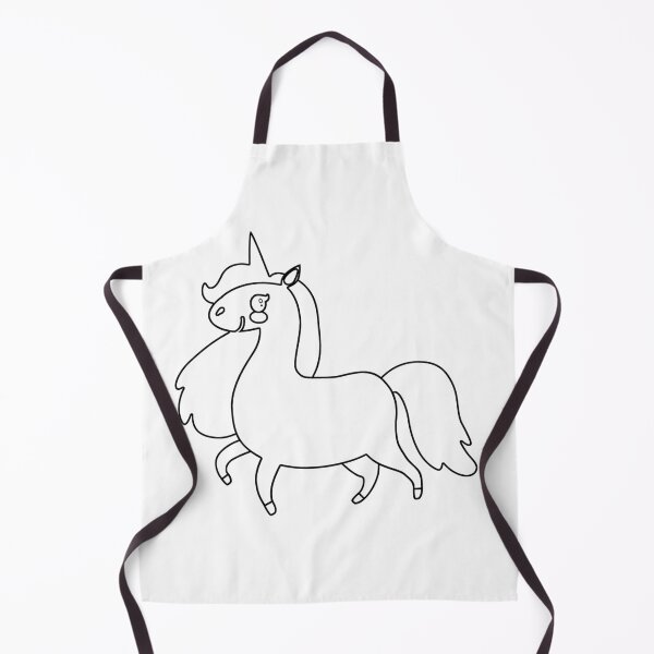 Item preview, Plain Cute Unicorn Stencil designed and sold by StencilGifts.
