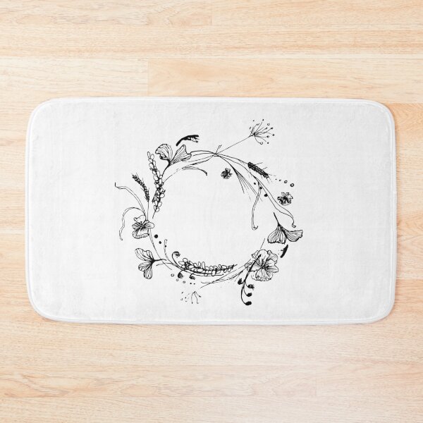 Item preview, Circle of Flowers designed and sold by AmpersandInk.
