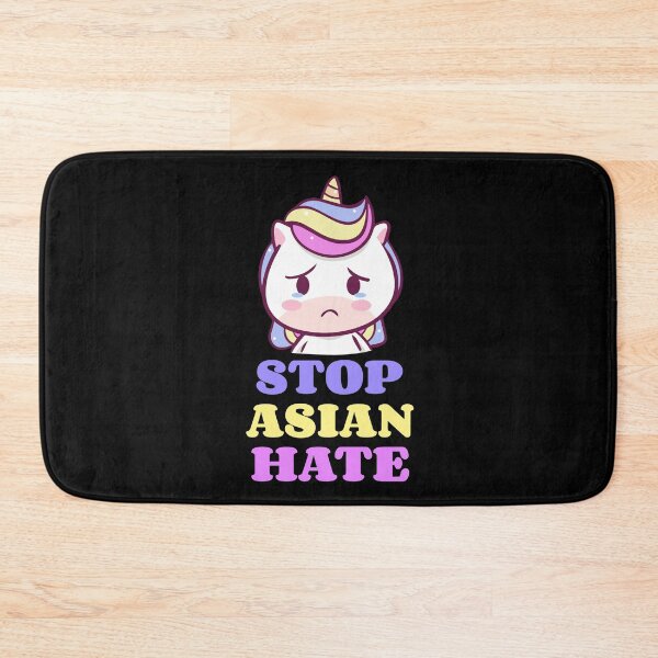 Item preview, Stop Asian Hate Retro Unicorn designed and sold by LadySaltwater.