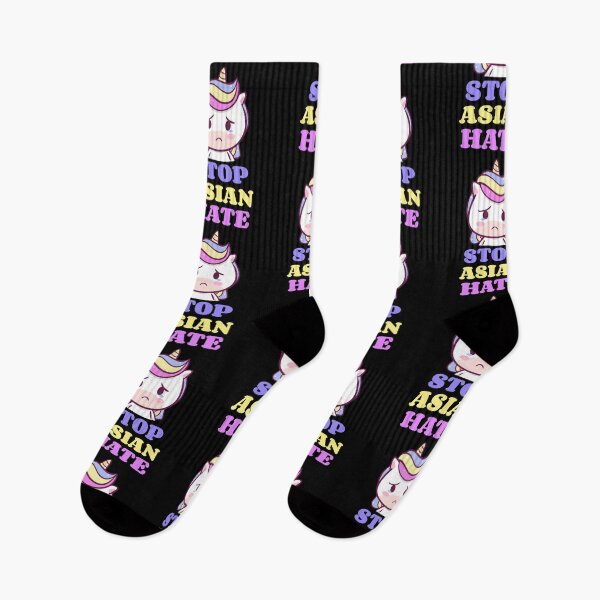 Item preview, Stop Asian Hate Retro Unicorn designed and sold by LadySaltwater.