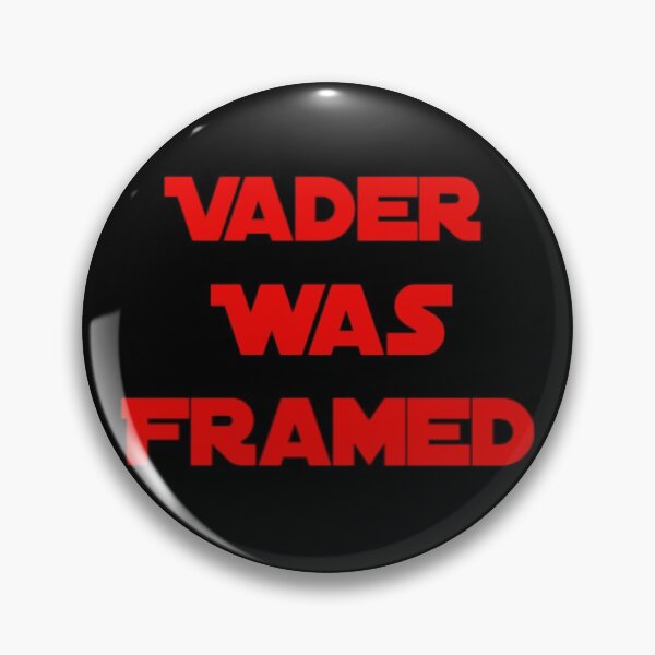 Item preview, Vader Was Framed In Red On Bkack Background designed and sold by UncleStuScience.