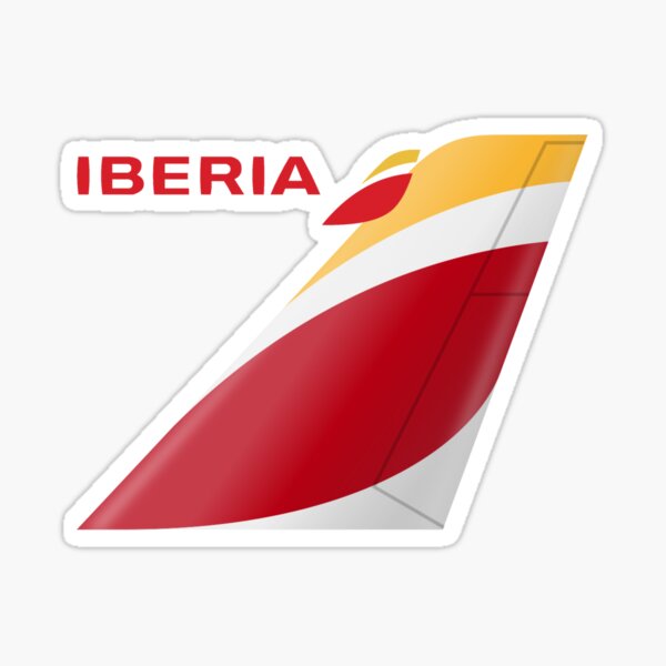 Logotipo de Iberia Pegatina