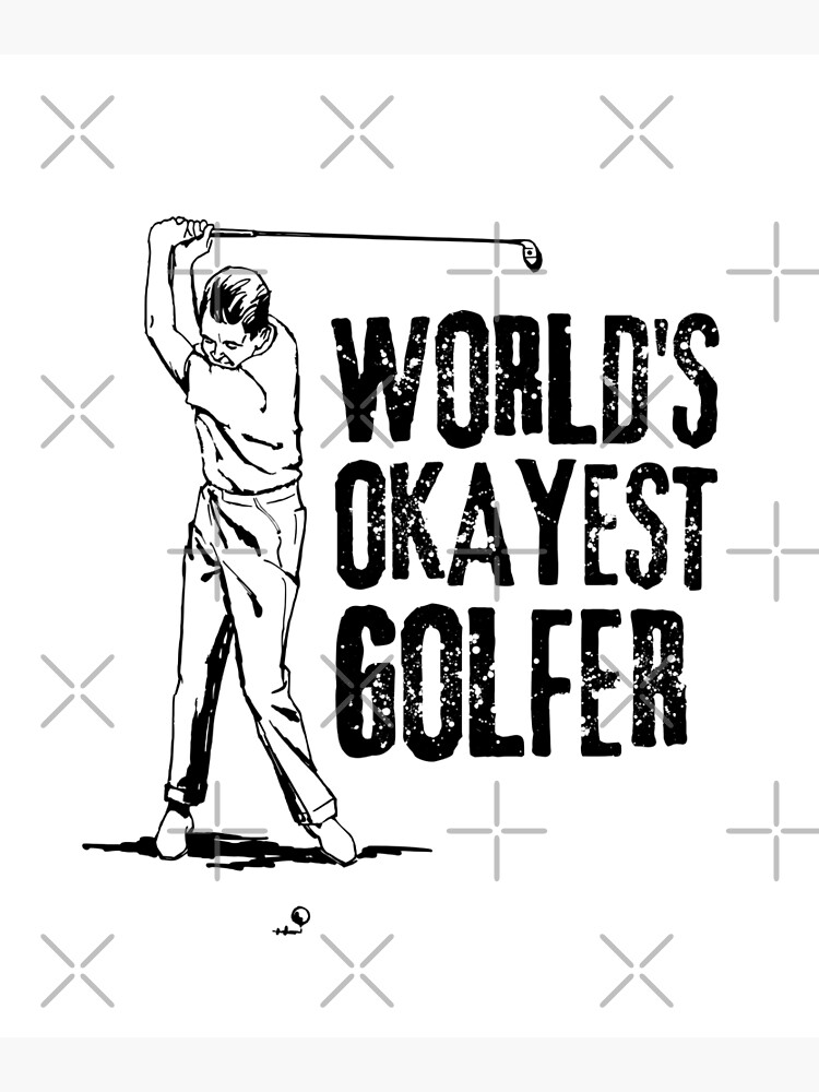 Funny Golf Socks, World's Okayest Golfer