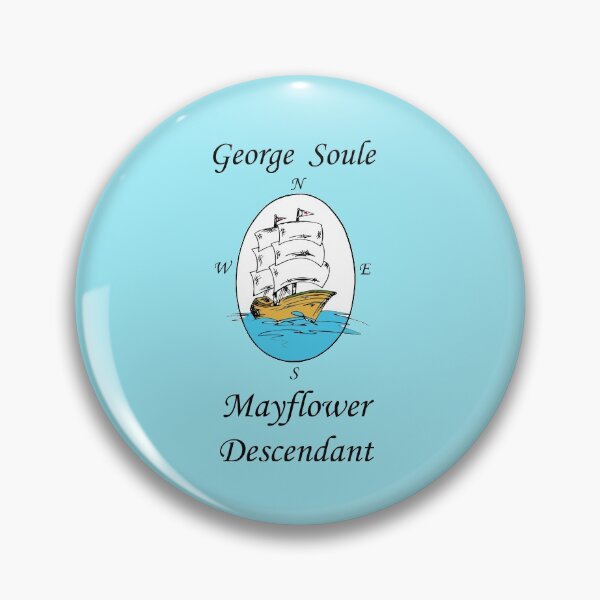 Item preview, George Soule, Mayflower Descendant designed and sold by NoteBTravel.