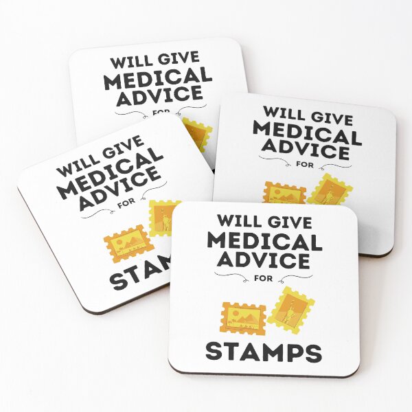 Item preview, Will Give Medical Advice For Stamps designed and sold by DocTeen.